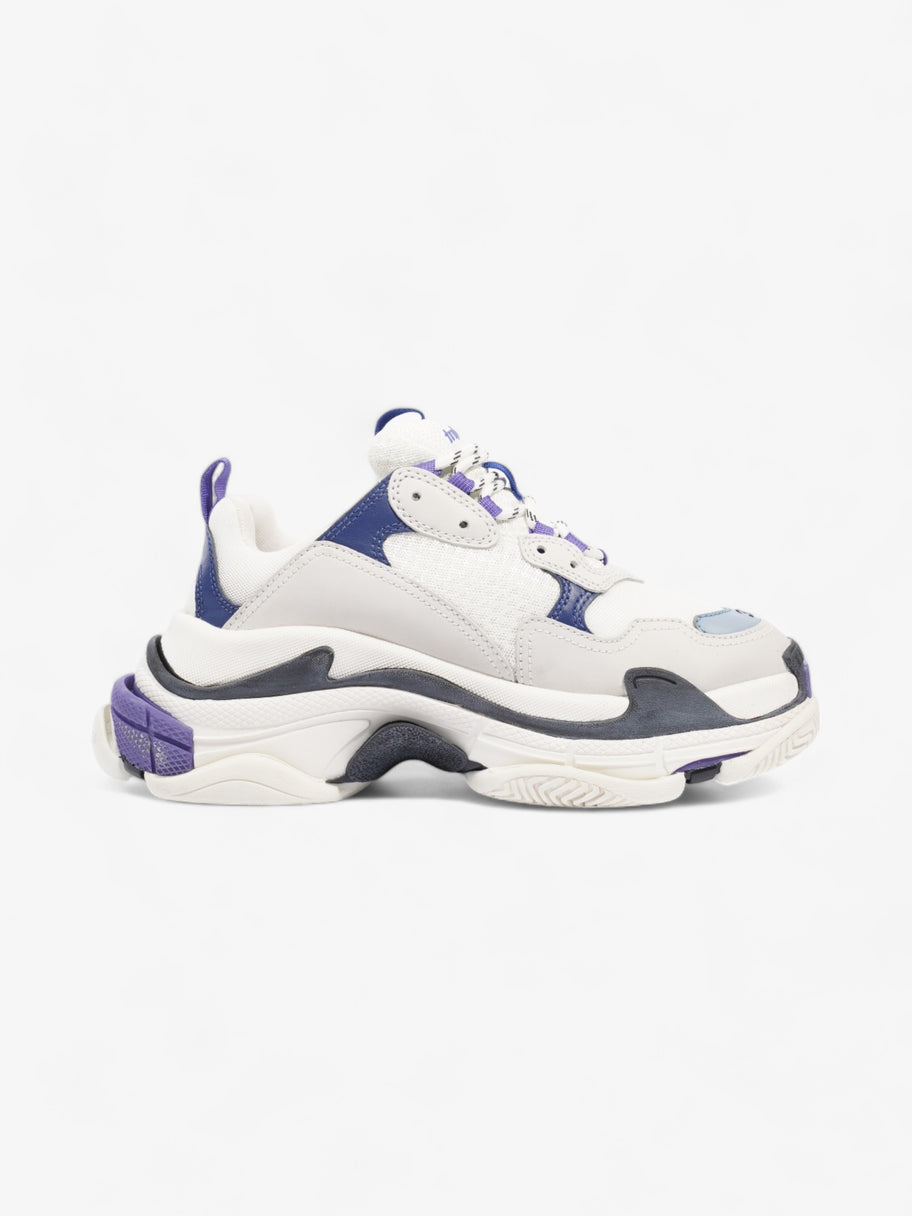 Balenciaga Triple S White / Blue / Violet Mesh EU 39 UK 6 Image 4