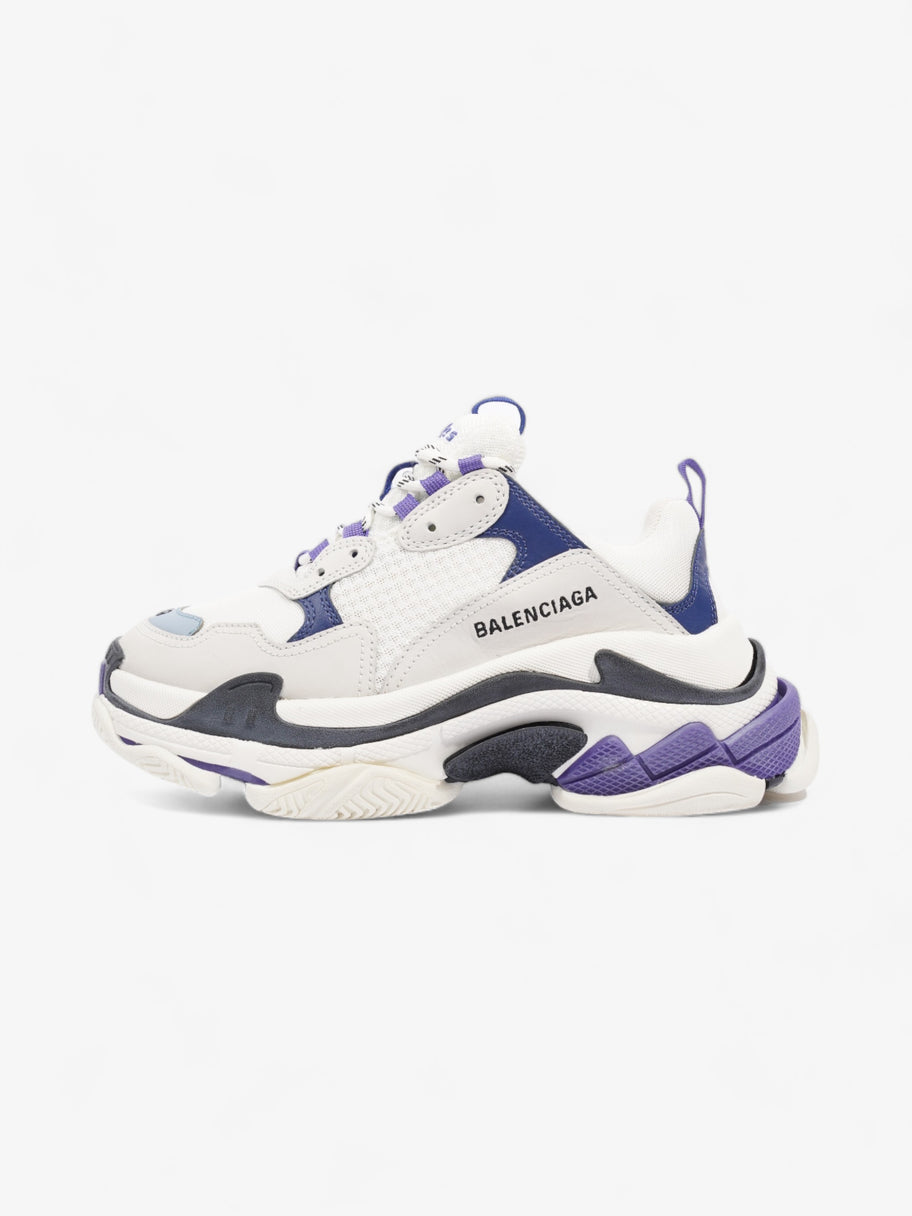 Balenciaga Triple S White / Blue / Violet Mesh EU 39 UK 6 Image 5