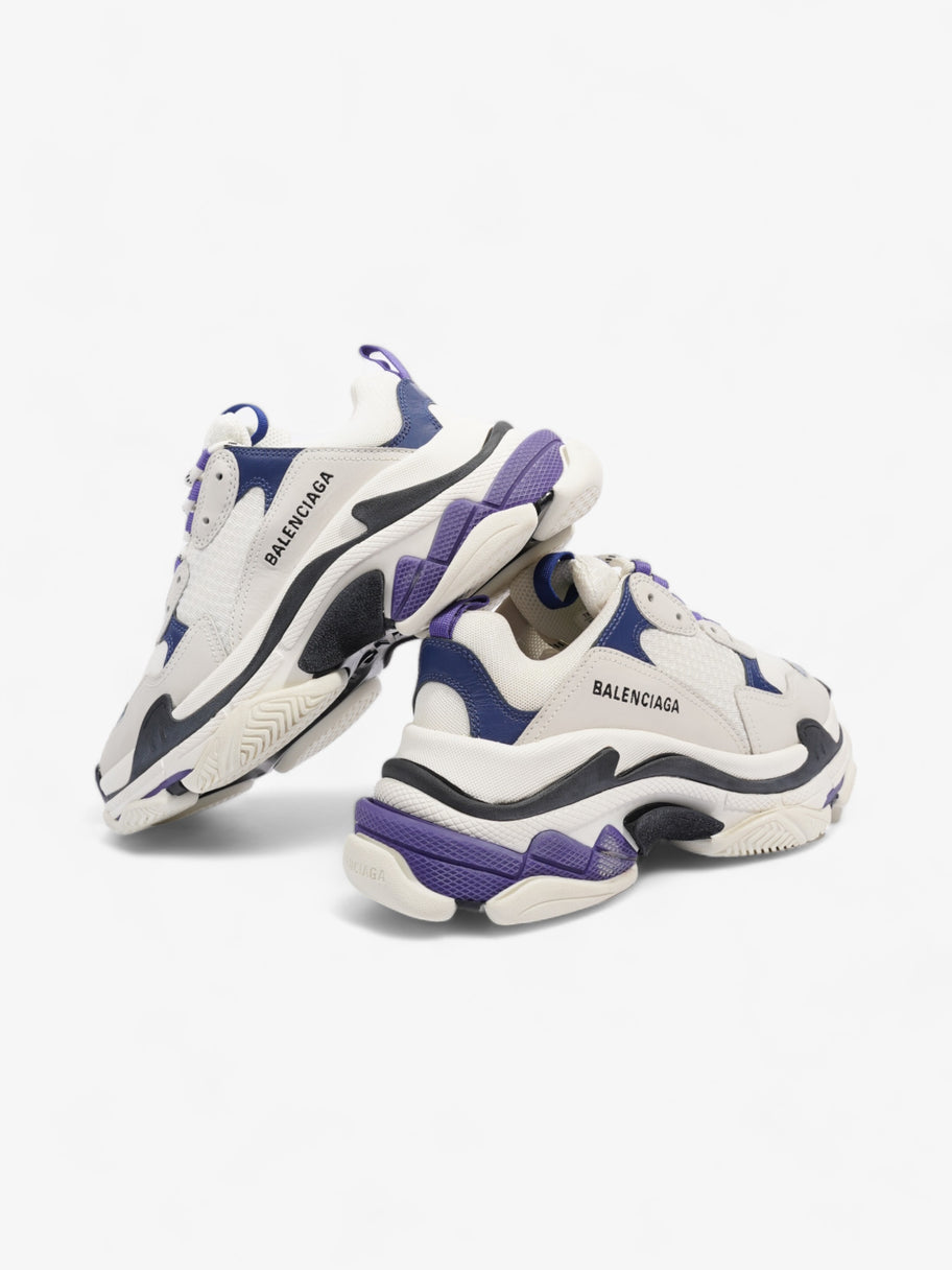 Balenciaga Triple S White / Blue / Violet Mesh EU 39 UK 6 Image 9