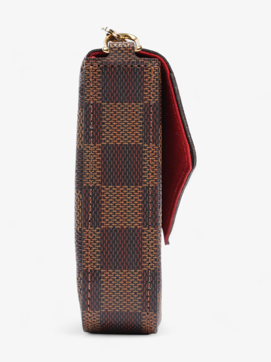 Louis Vuitton Felicie Pochette Damier Ebene Coated Canvas Image 5