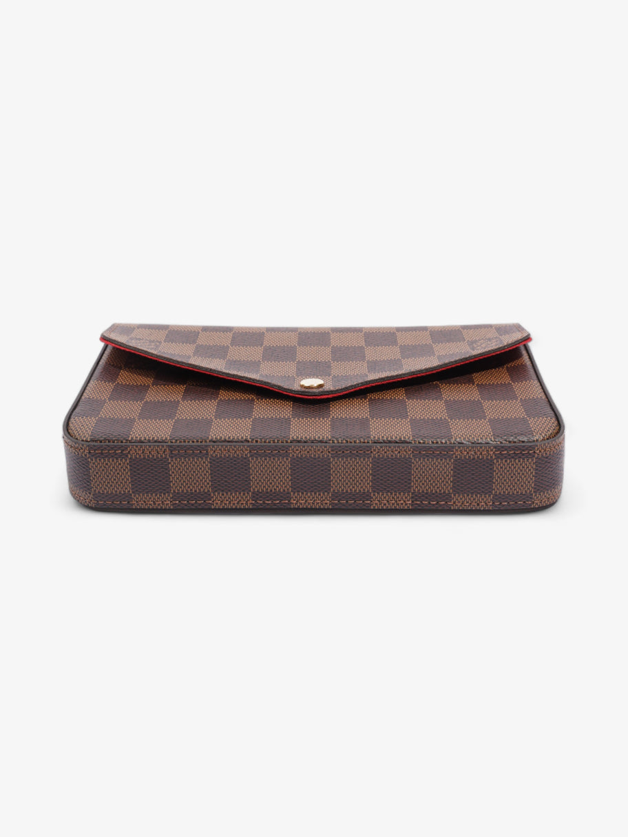 Louis Vuitton Felicie Pochette Damier Ebene Coated Canvas Image 6