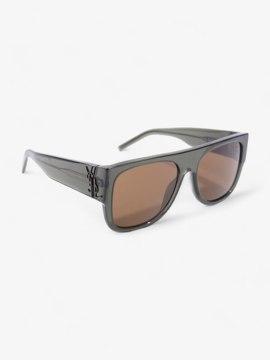 Saint Laurent SL M16 Sunglasses Olive Green Acetate 135mm Image 7