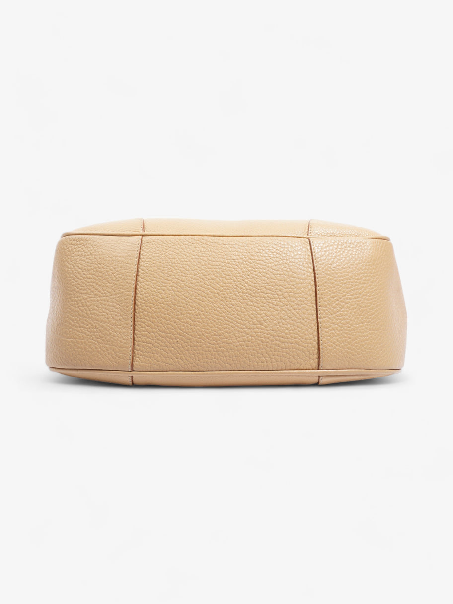 Prada Buckle Flap Beige Leather Image 6