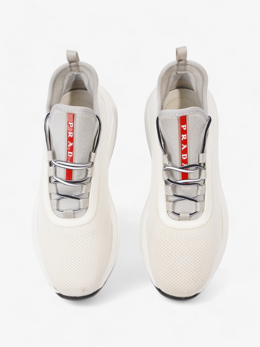 Prada Neoprene White / Grey Mesh EU 36.5 UK 3.5 Image 8