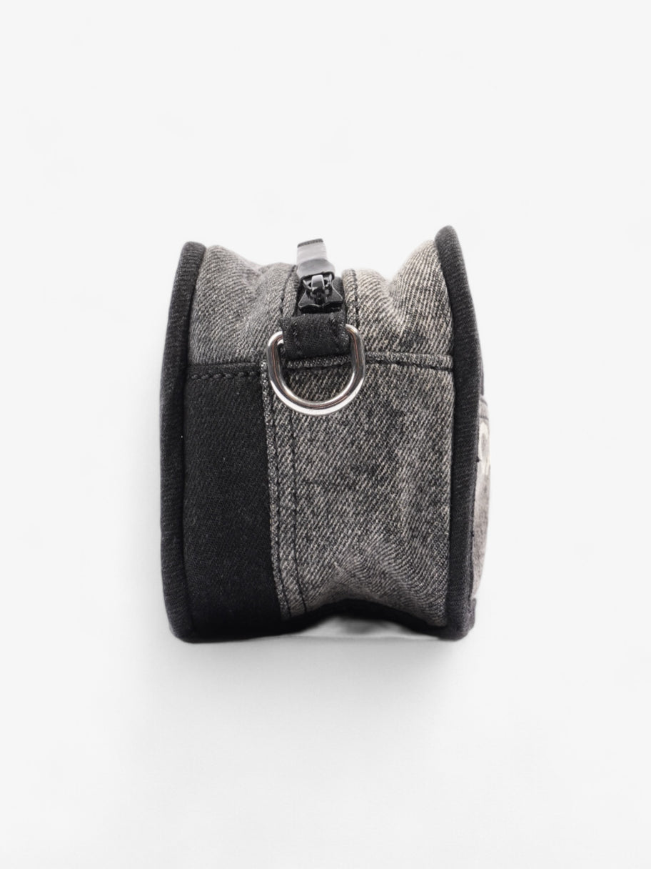 Marc Jacobs The Camera Bag Black / Grey Denim Image 5