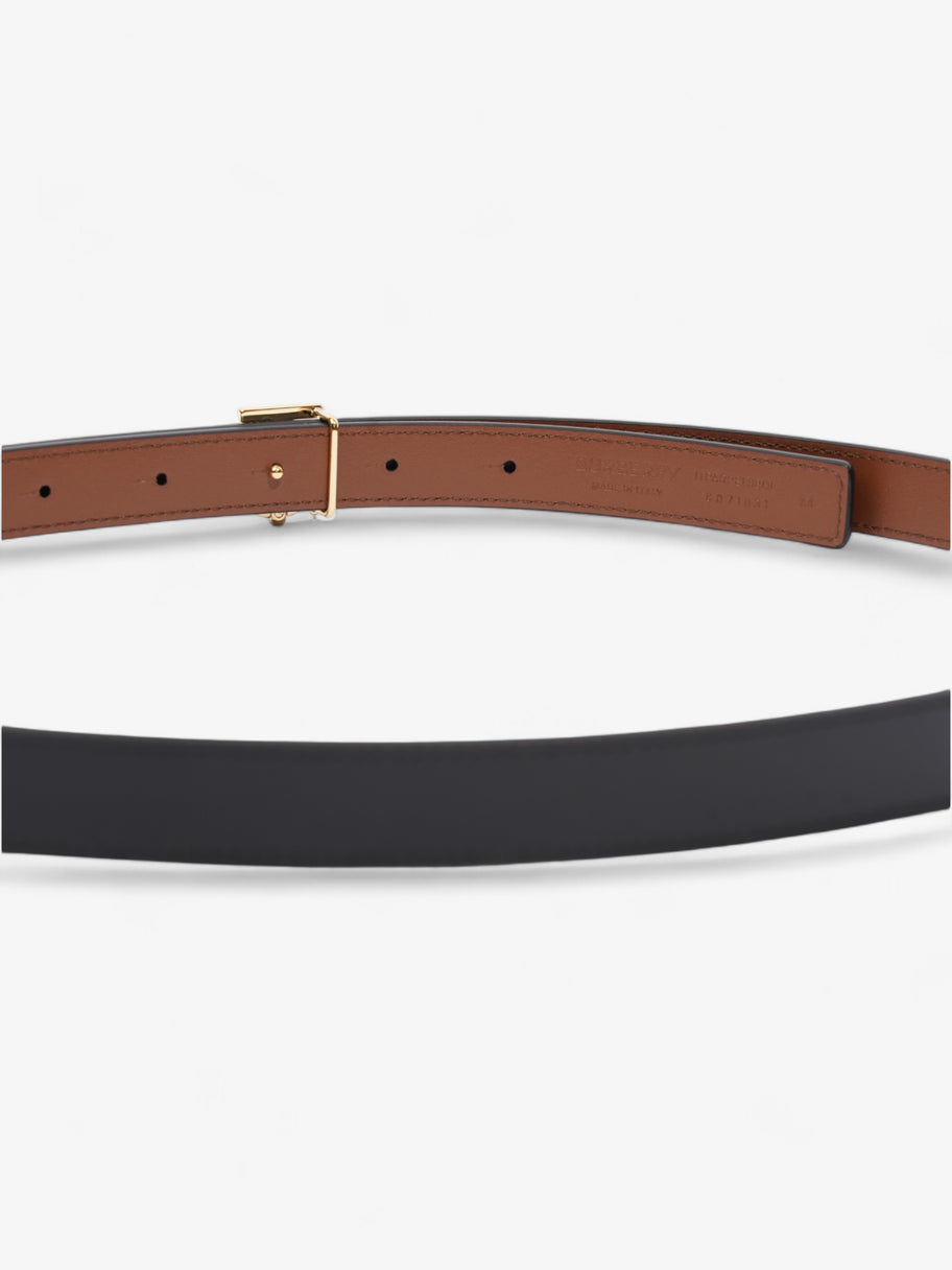 Burberry TB Reversible Belt Black / Brown Leather Medium - 123cm Image 5