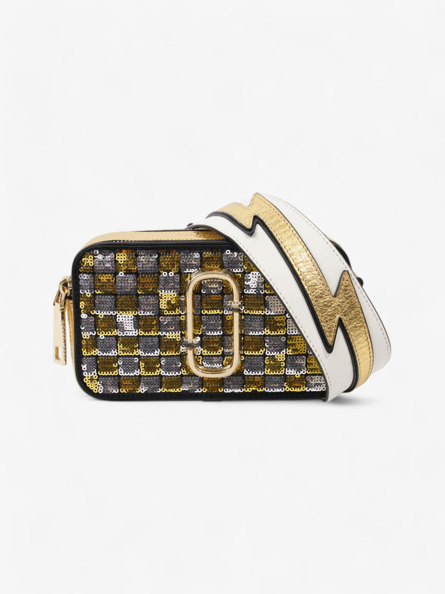 Marc Jacobs Snapshot Silver / Gold Sequin Image 1