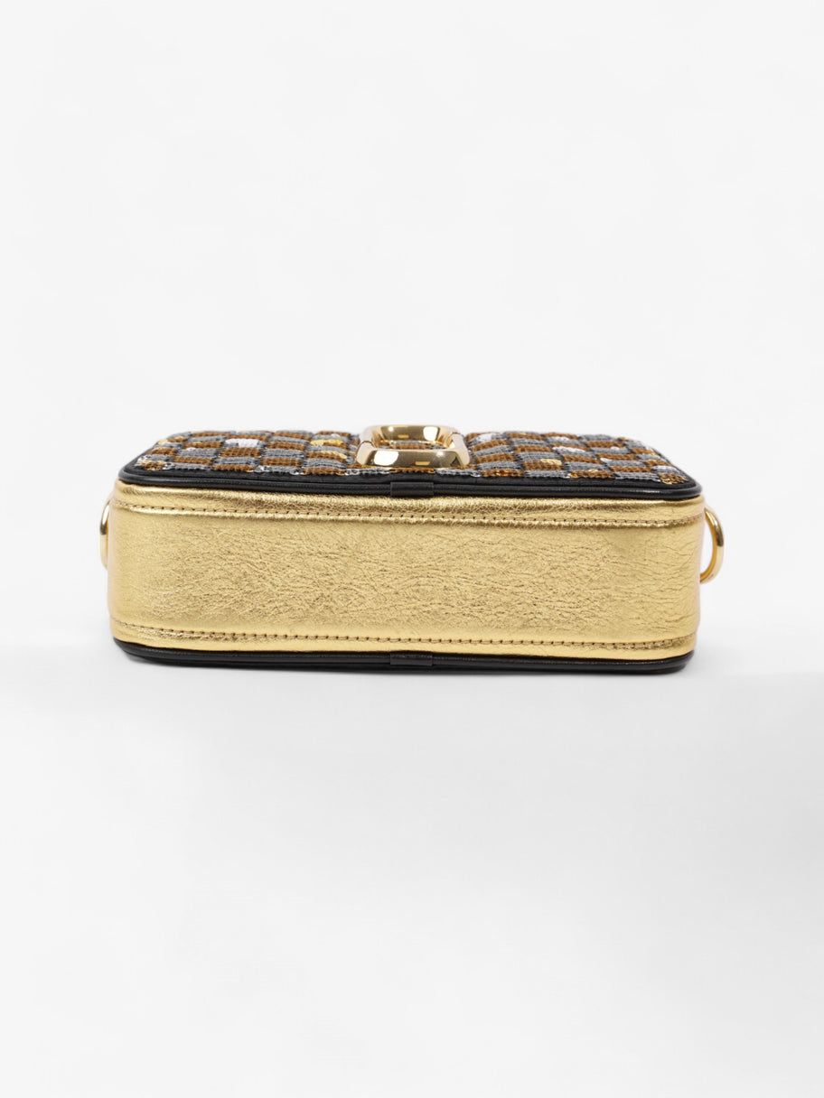 Marc Jacobs Snapshot Silver / Gold Sequin Image 6