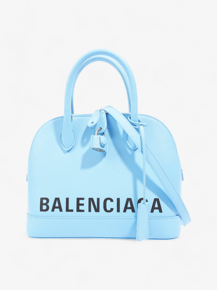 Balenciaga Balenciaga Ville Blue Calfskin Leather Small Image 1