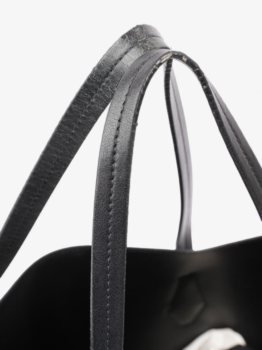 Givenchy Wing Logo Shopper Black / White Calfskin Leather Image 7