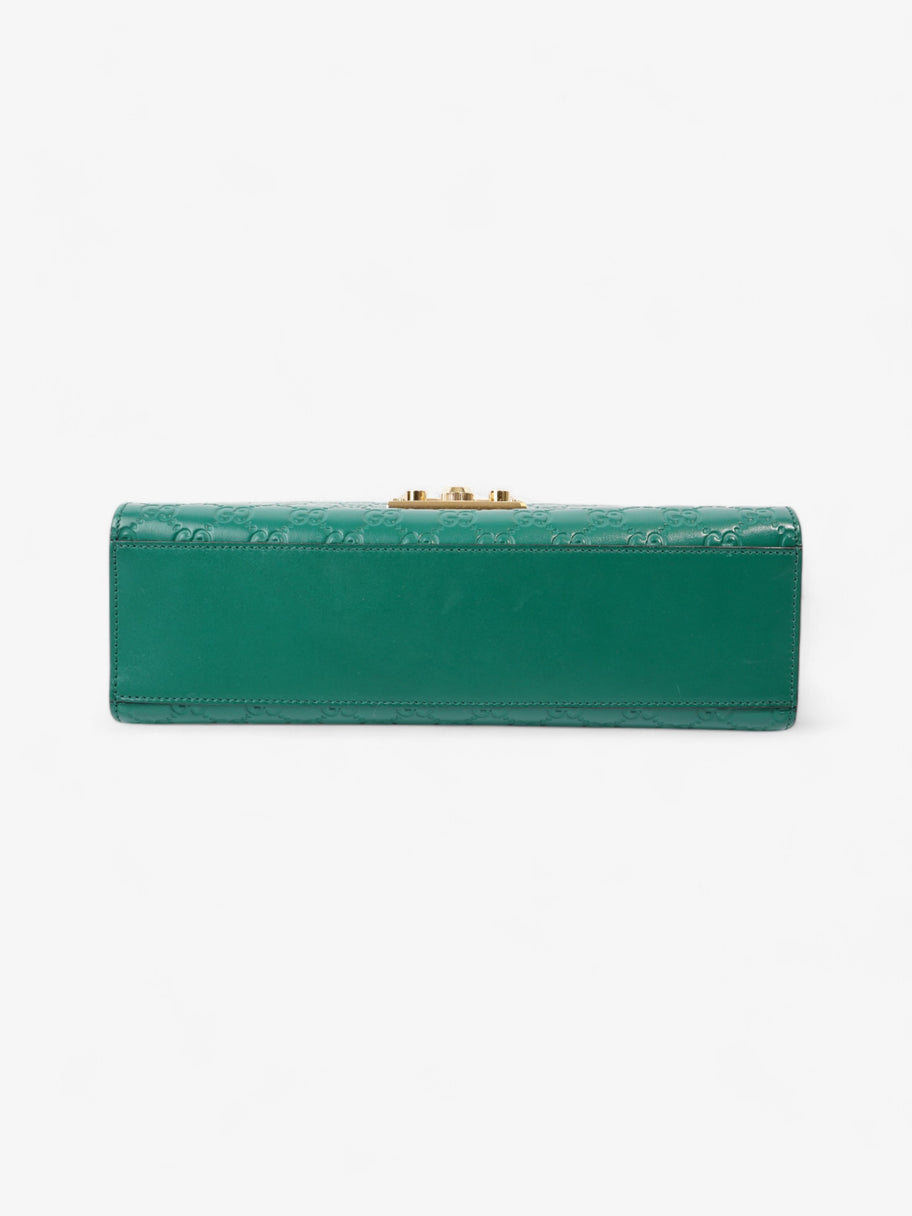 Gucci Padlock Emerald Calfskin Leather Medium Image 6