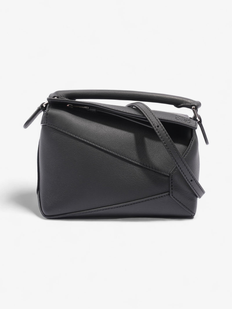  Loewe Puzzle Edge Black Leather Mini