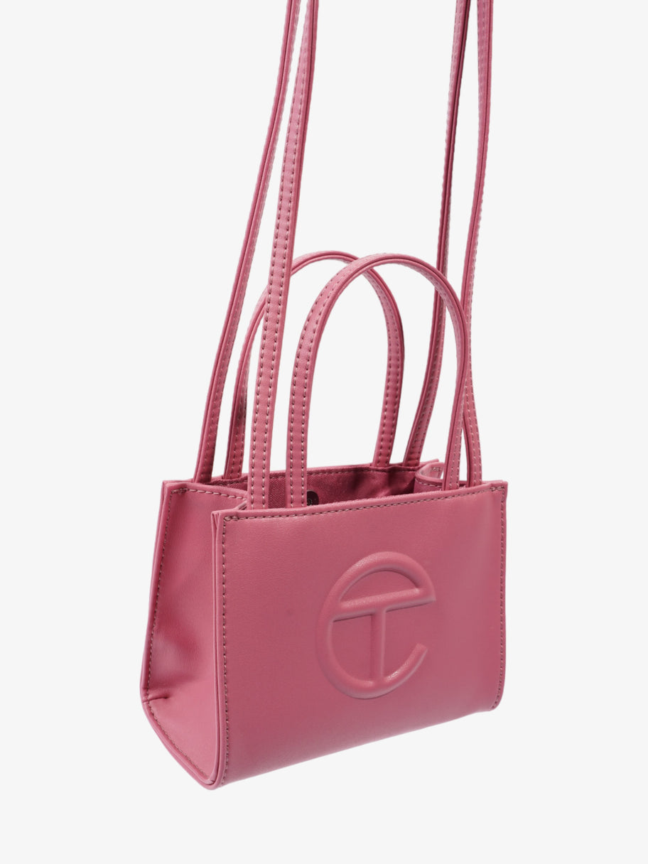 Telfar Small Shopping Tote Dusty Pink Polyurethane Image 7