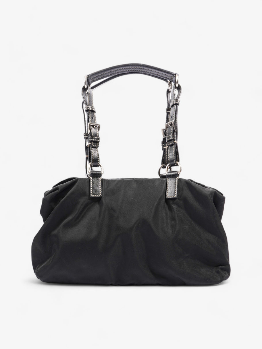 Prada Shopping Handle Double Zip Black Re Nylon Image 4