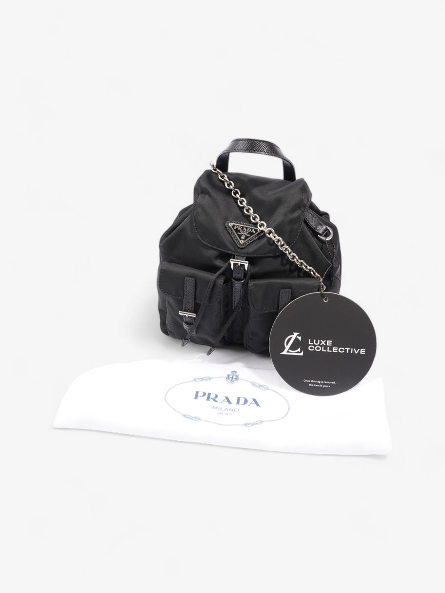 Prada Vela Backpack Black Nylon Mini Image 10