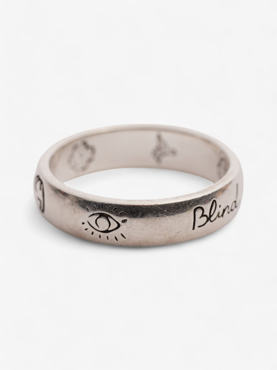 Gucci Blind for Love Ring Silver Silver Sterling 18 (58mm) Image 4