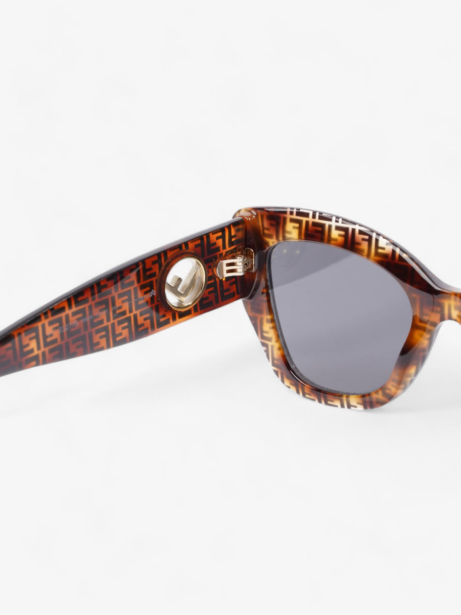 Fendi F is Fendi Sunglasses Brown / Tobacco Acetate 150mm Image 5