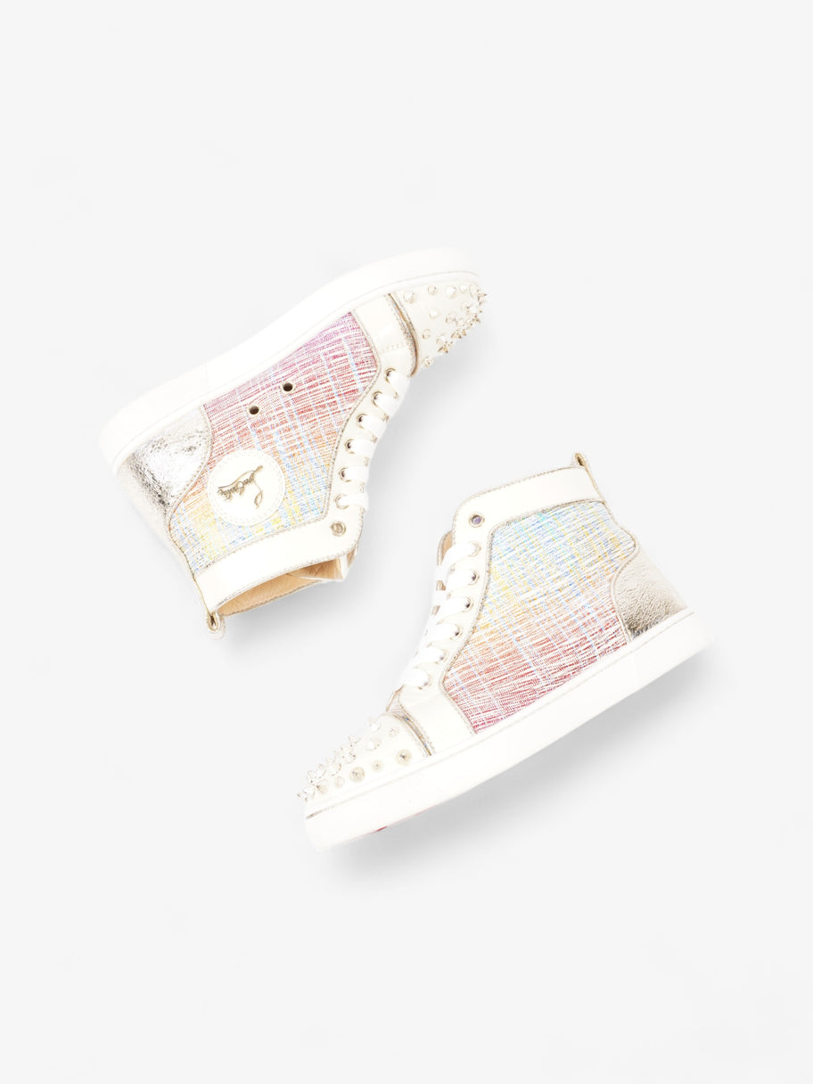 Lou Degra Spikes  White / Multicolour  Patent Leather EU 36 UK 3 Image 9