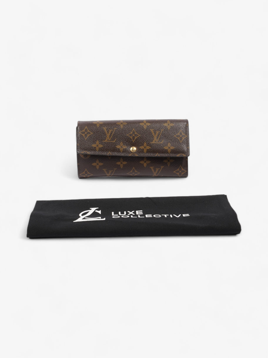 Louis Vuitton Sarah Wallet Monogram Coated Canvas Image 6