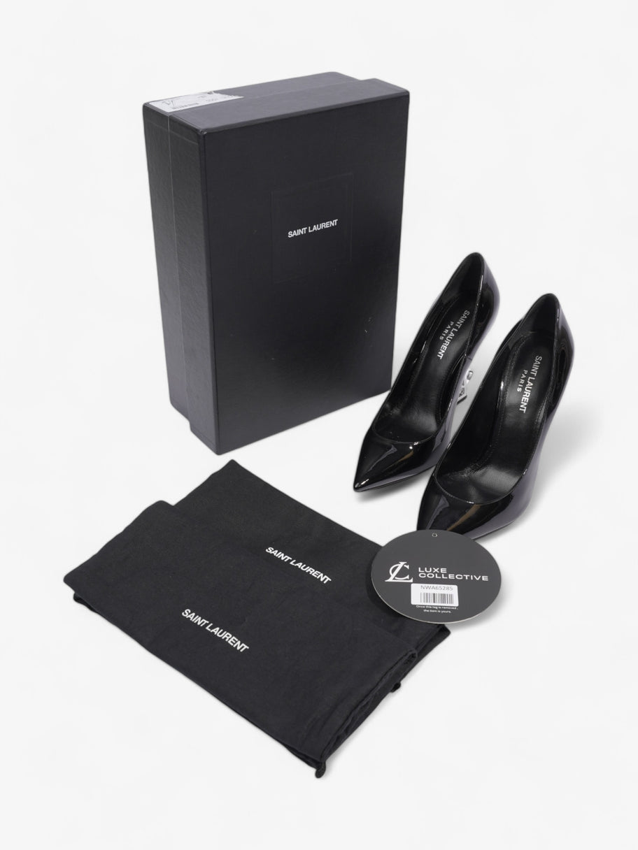 Saint Laurent Opyum Heels 110 Black Patent Leather EU 38.5 UK 5.5 Image 8