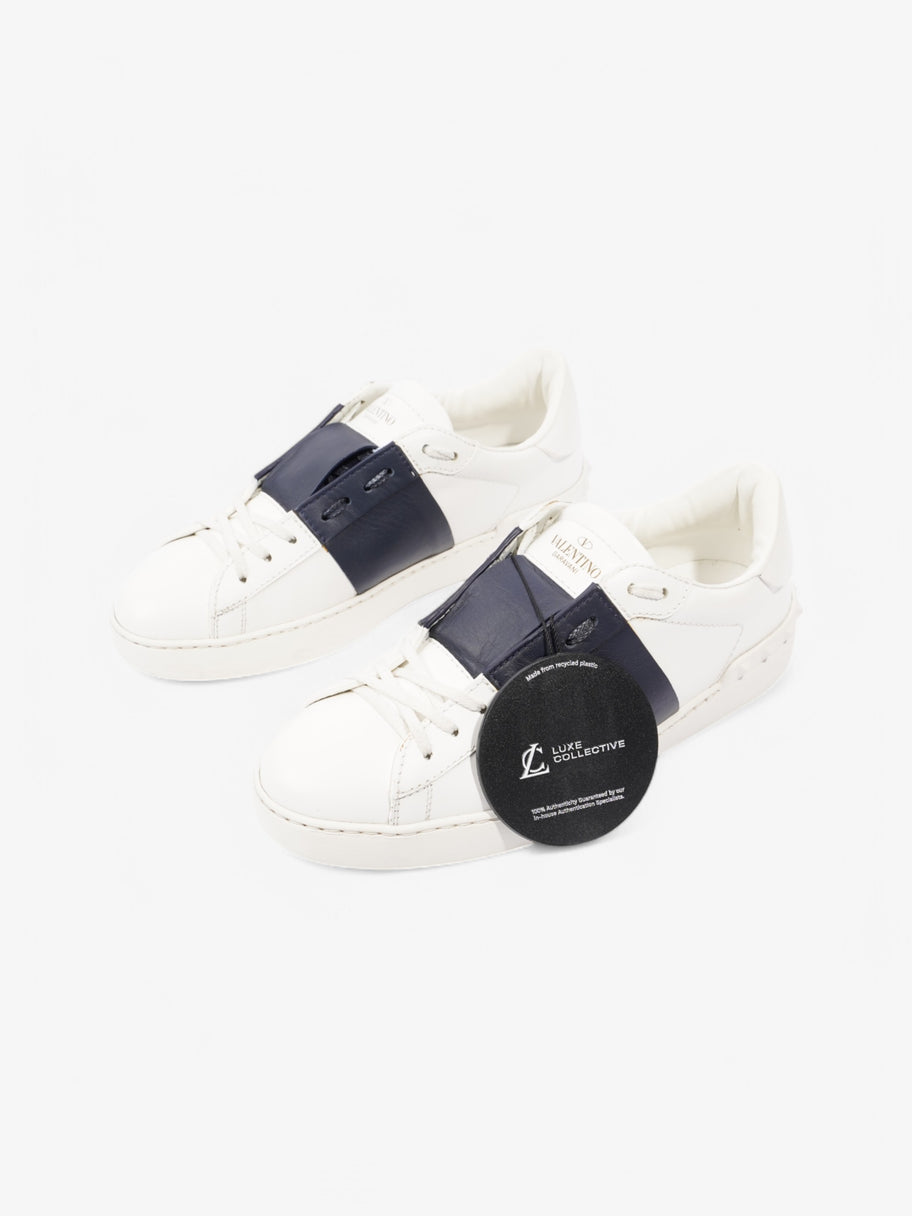 Valentino Open Sneakers White  / Navy Leather EU 40 UK 6 Image 10