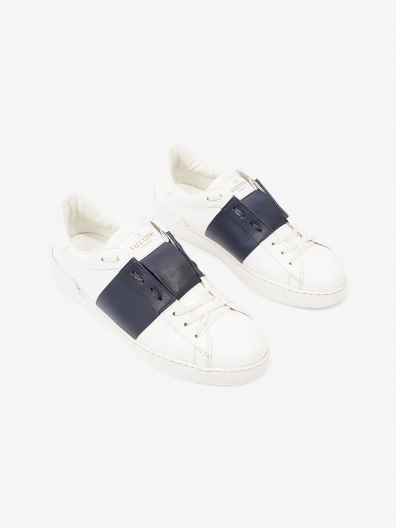  Valentino Open Sneakers White  / Navy Leather EU 40 UK 6