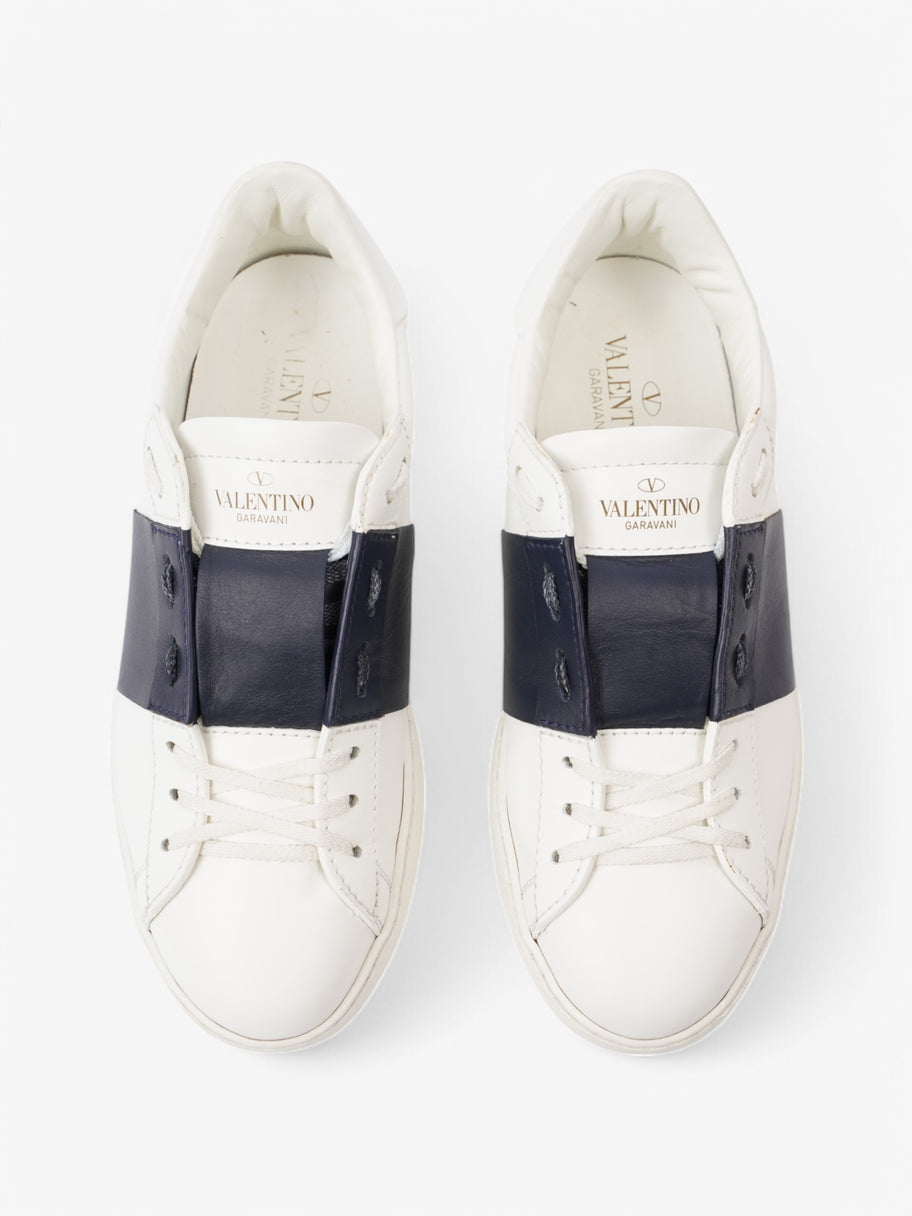 Valentino Open Sneakers White  / Navy Leather EU 40 UK 6 Image 8