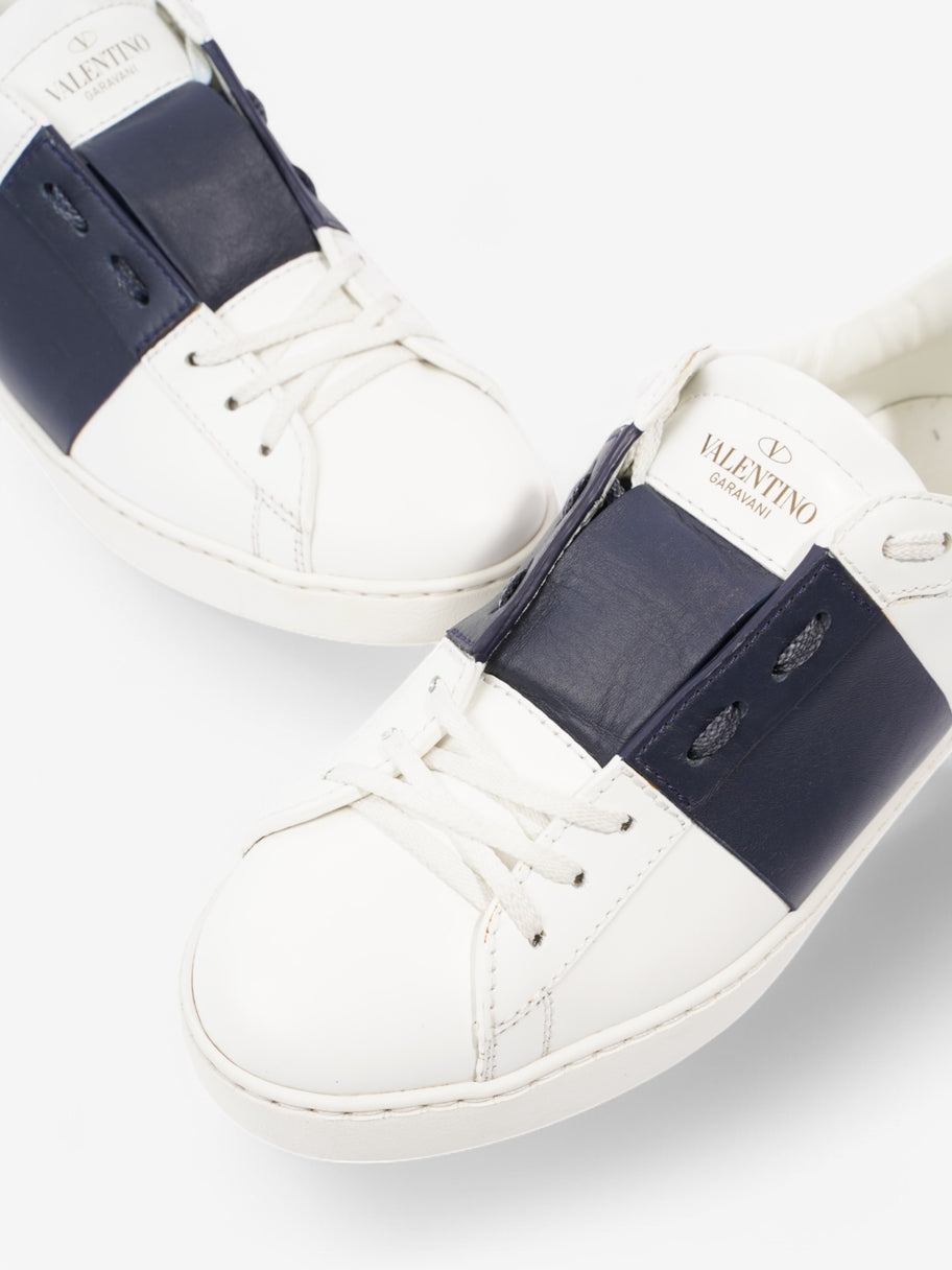 Valentino Open Sneakers White  / Navy Leather EU 40 UK 6 Image 9