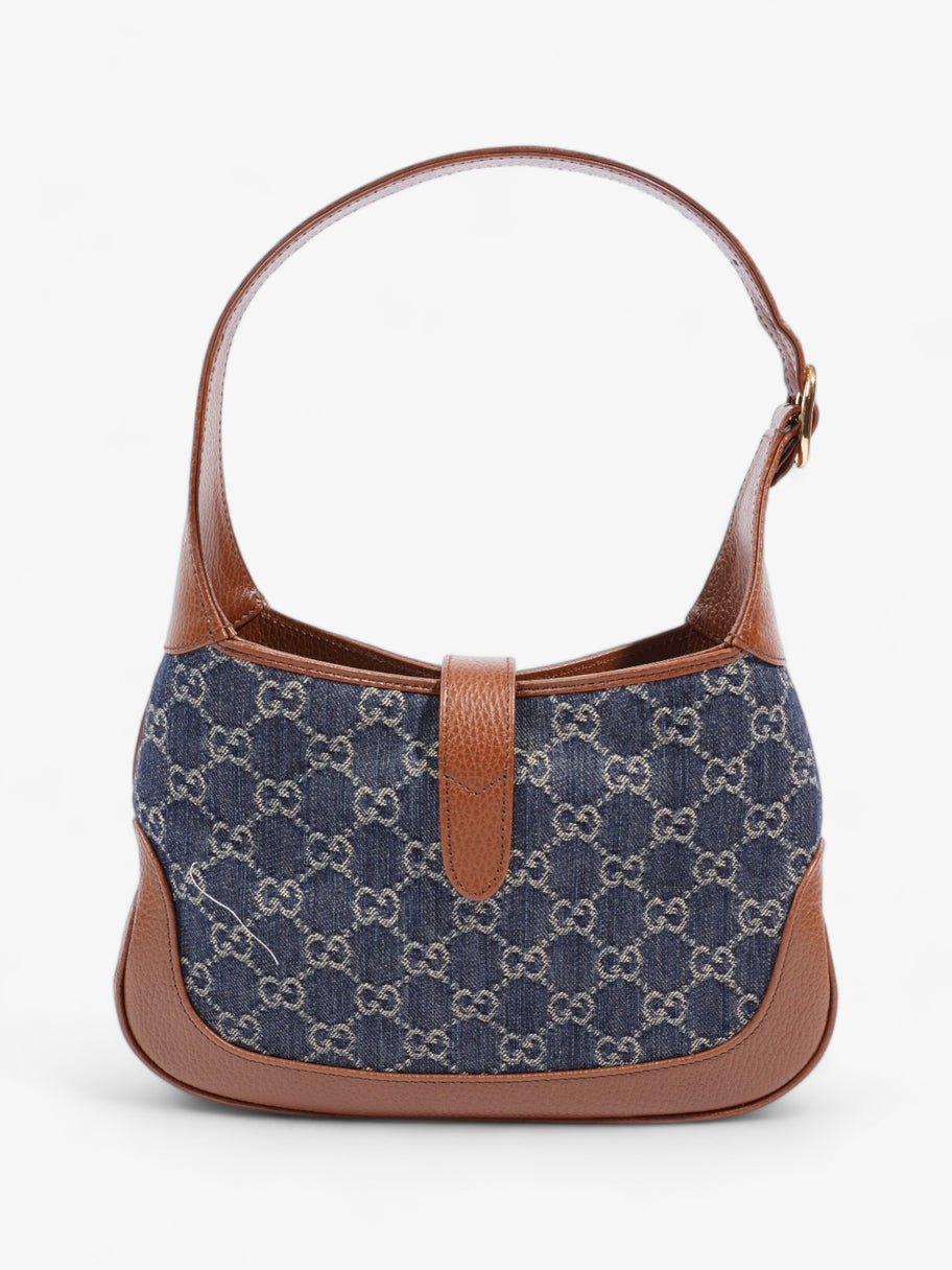 Gucci Jackie 1961 Blue / Brown Denim Small Image 4