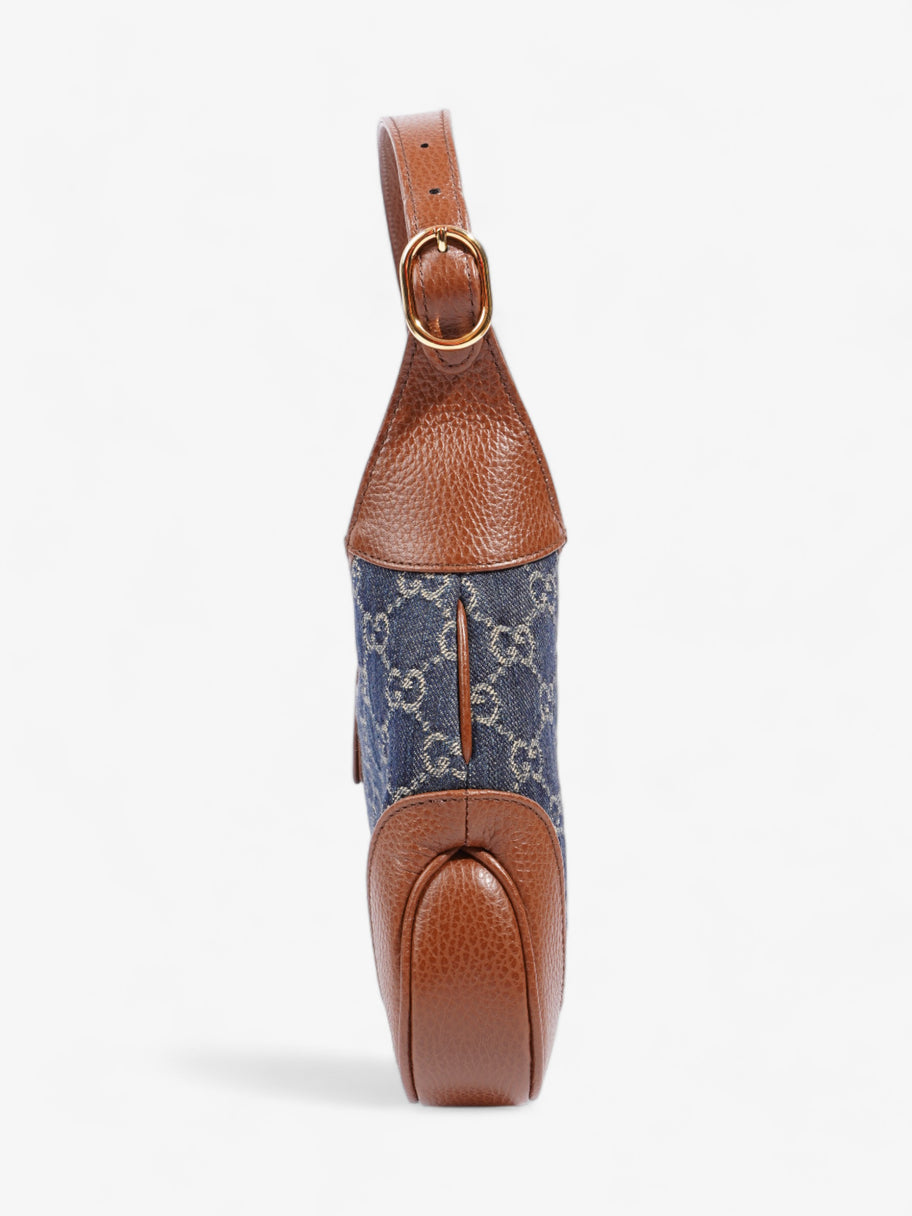 Gucci Jackie 1961 Blue / Brown Denim Small Image 5