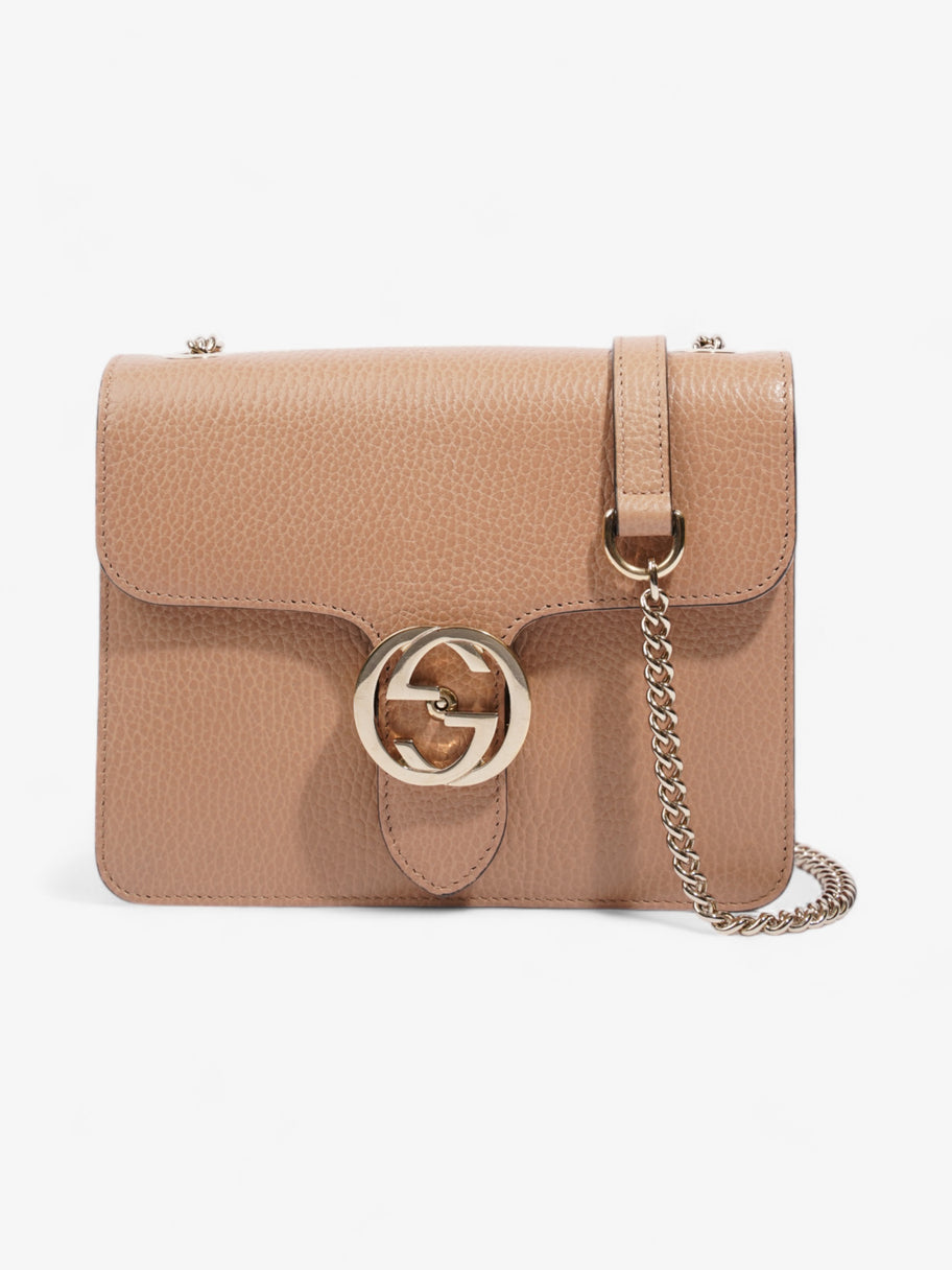 Gucci Interlocking G Chain Camel Leather Image 1