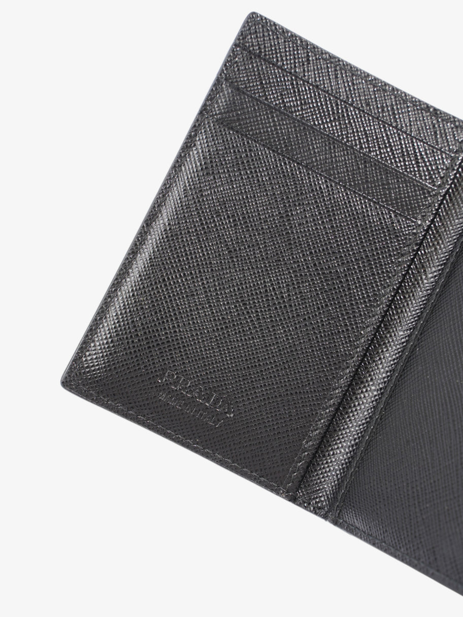 BiFold Wallet Black Saffiano Leather Image 4