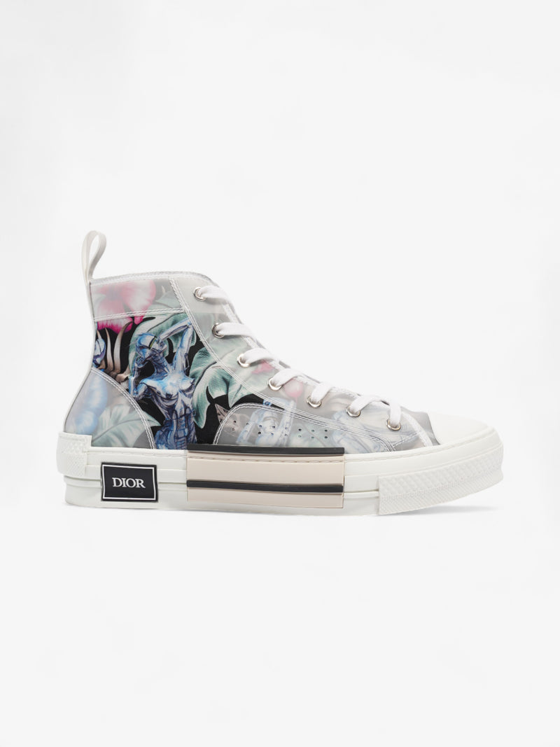  Christian Dior B23 High Sorayama Robot Multicoloured Canvas EU 42.5 UK 8.5