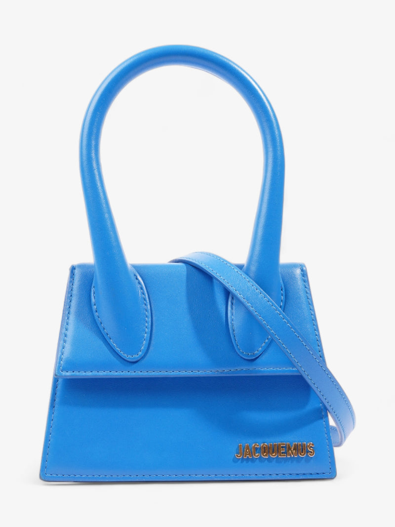  Jacquemus Le Chiquito Moyen Blue Leather