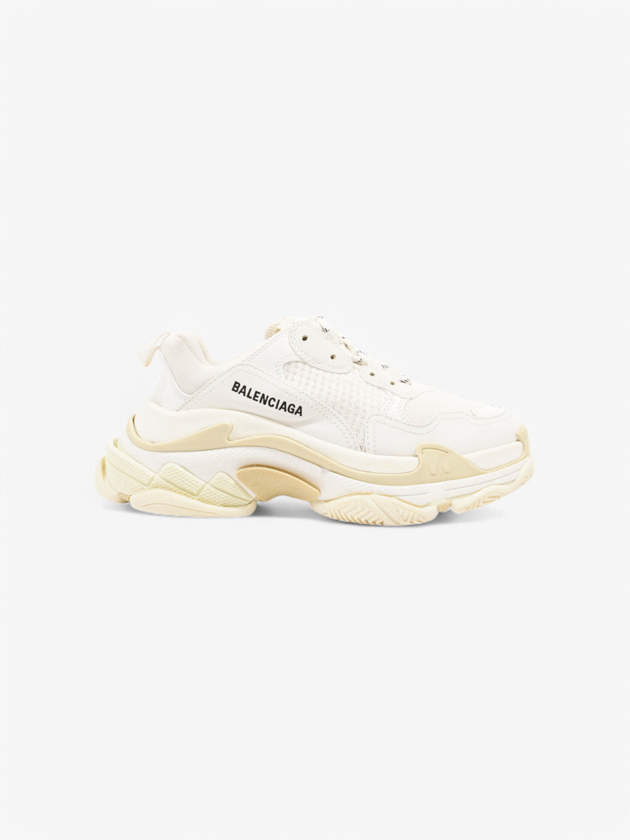 Balenciaga Triple S White  / Black Mesh EU 39 UK 6 Image 1