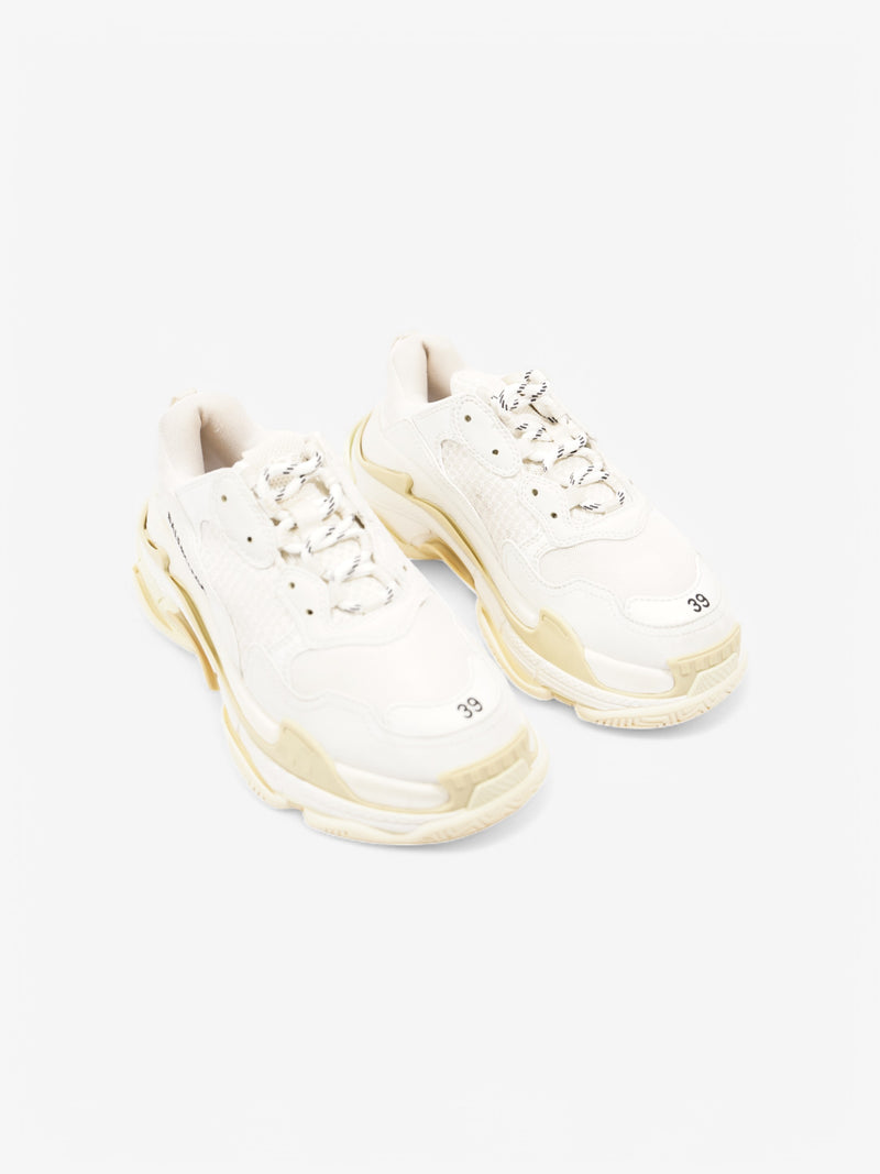  Balenciaga Triple S White  / Black Mesh EU 39 UK 6