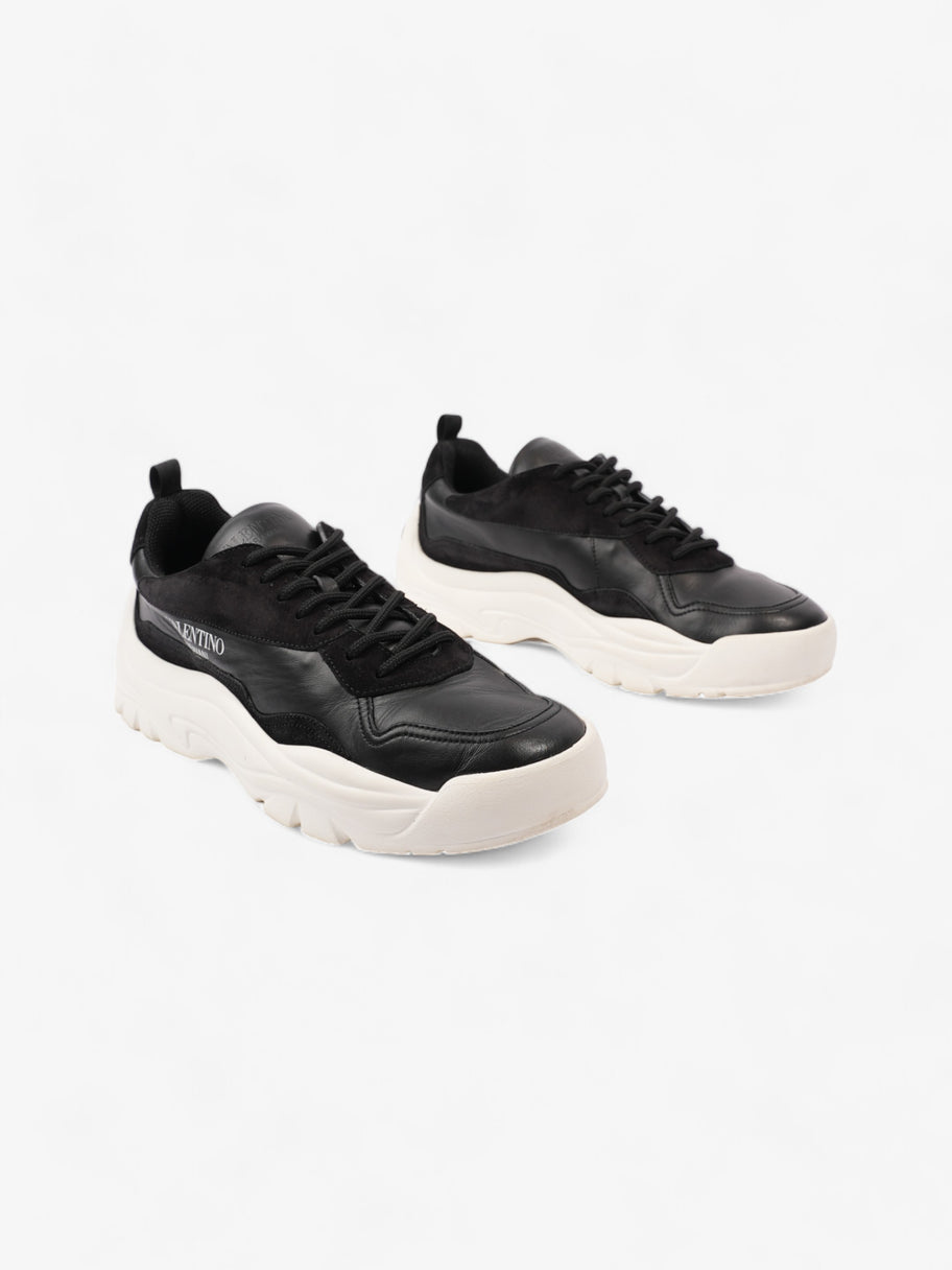 Valentino Gumboy Black / White Leather EU 44 UK 10 Image 2