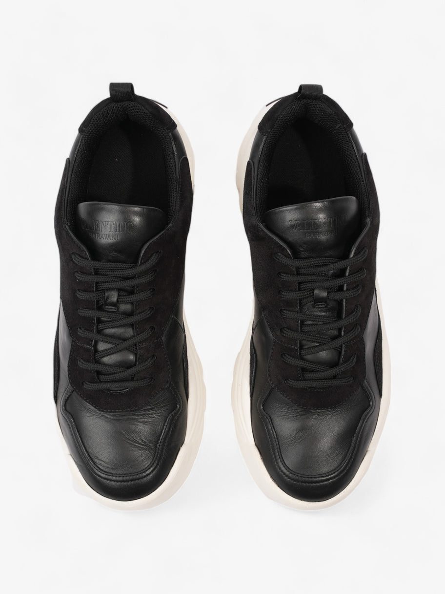 Valentino Gumboy Black / White Leather EU 44 UK 10 Image 8