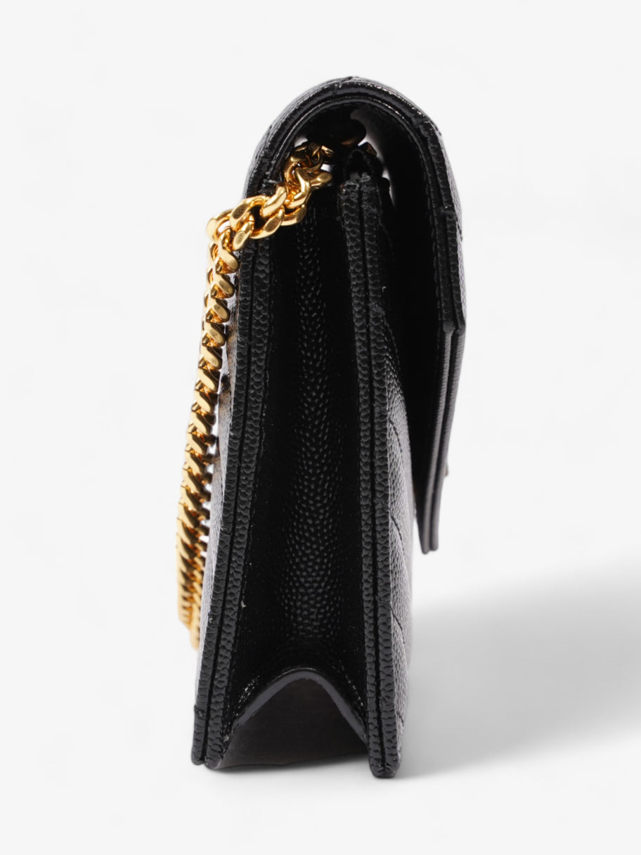 Saint Laurent Cassandra Black Matelasse Leather Image 5