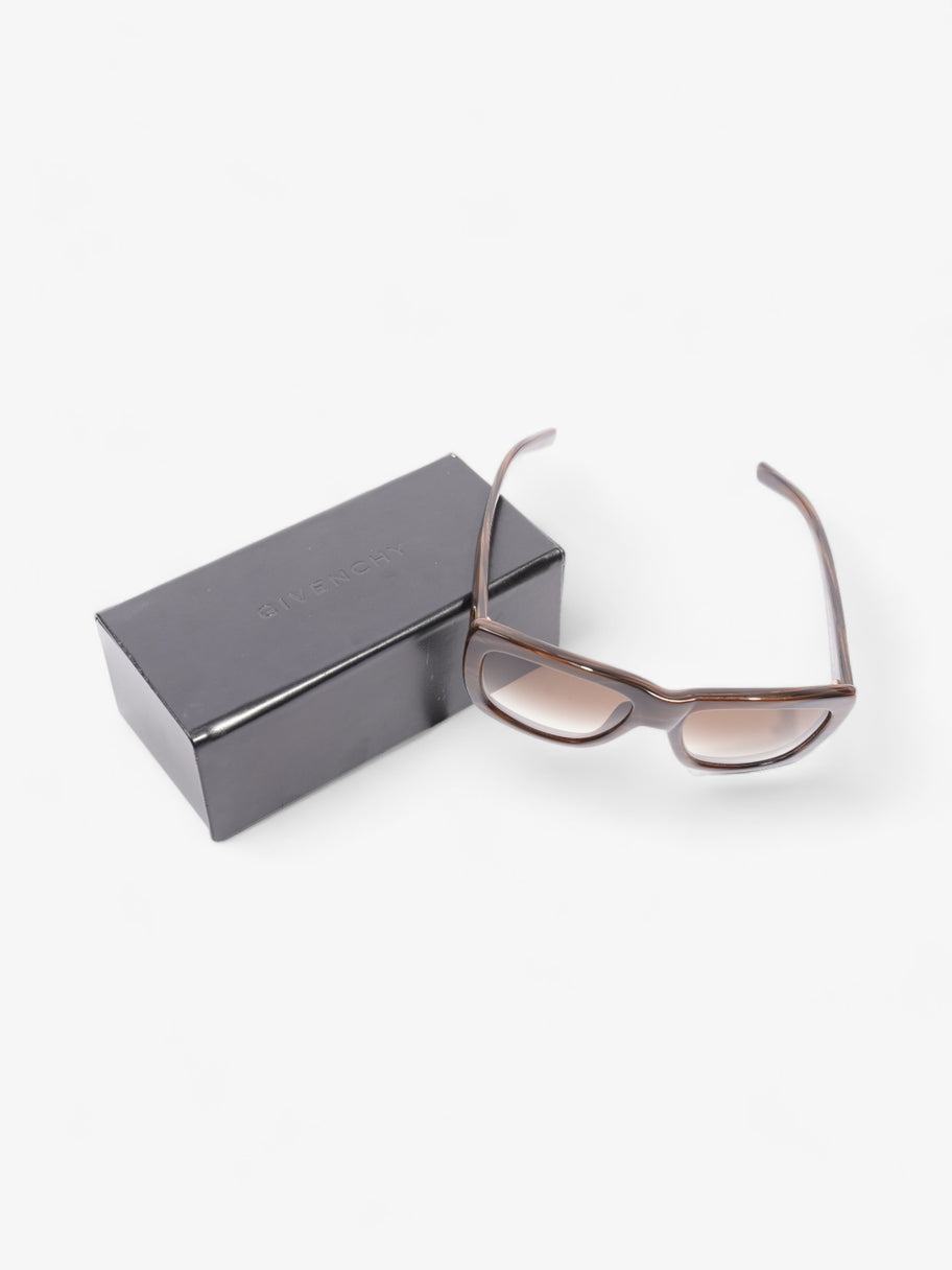 Givenchy Rectangle-Frame Sunglasses Brown Acetate 140mm Image 5