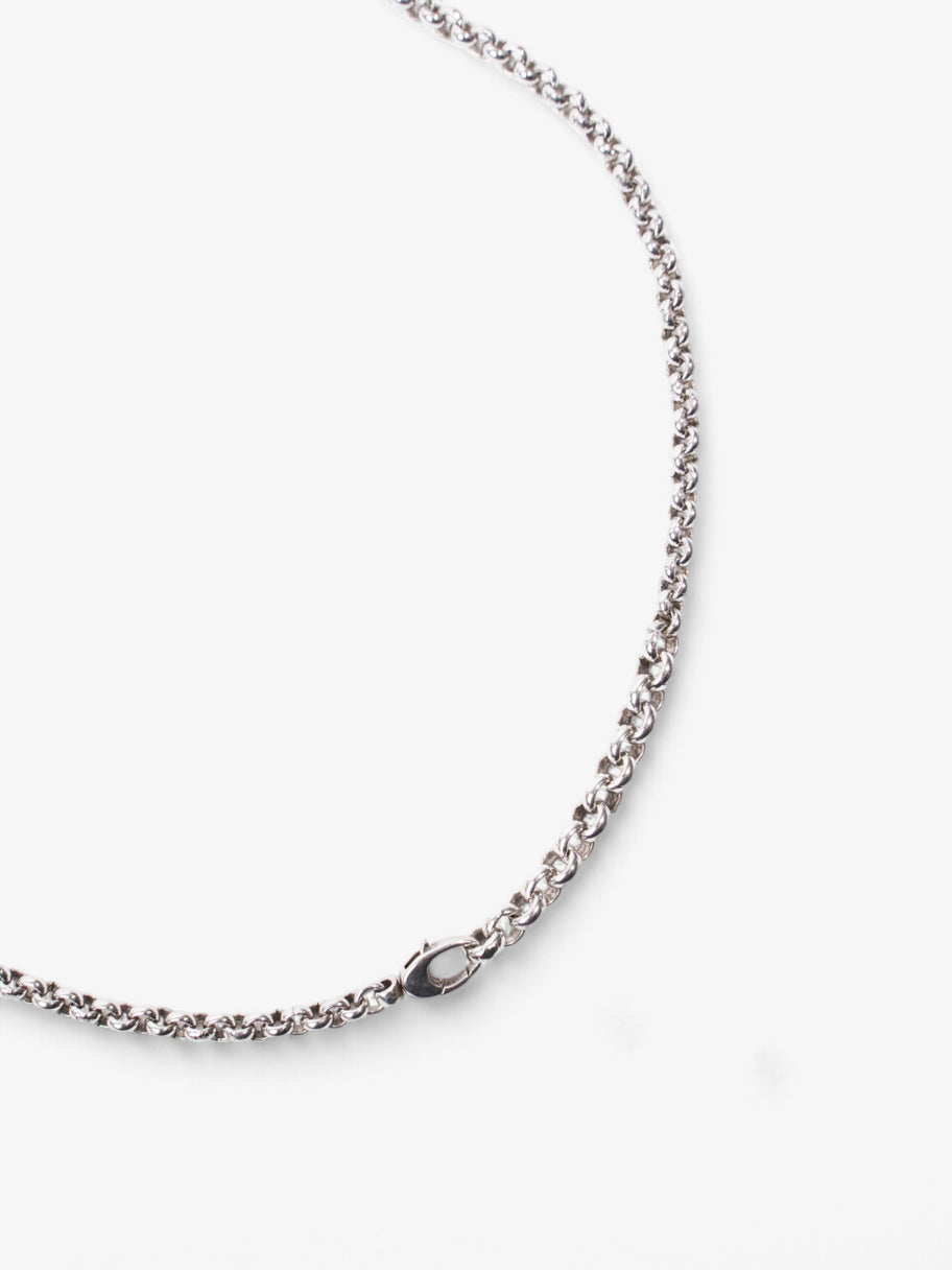 Gucci Heart Chain Necklace Silver Silver Sterling Image 5