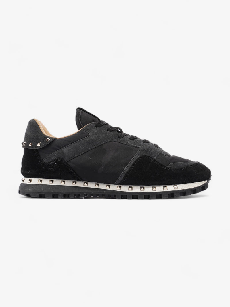  Valentino Rockstud Sneakers Black Suede EU 41 UK 7