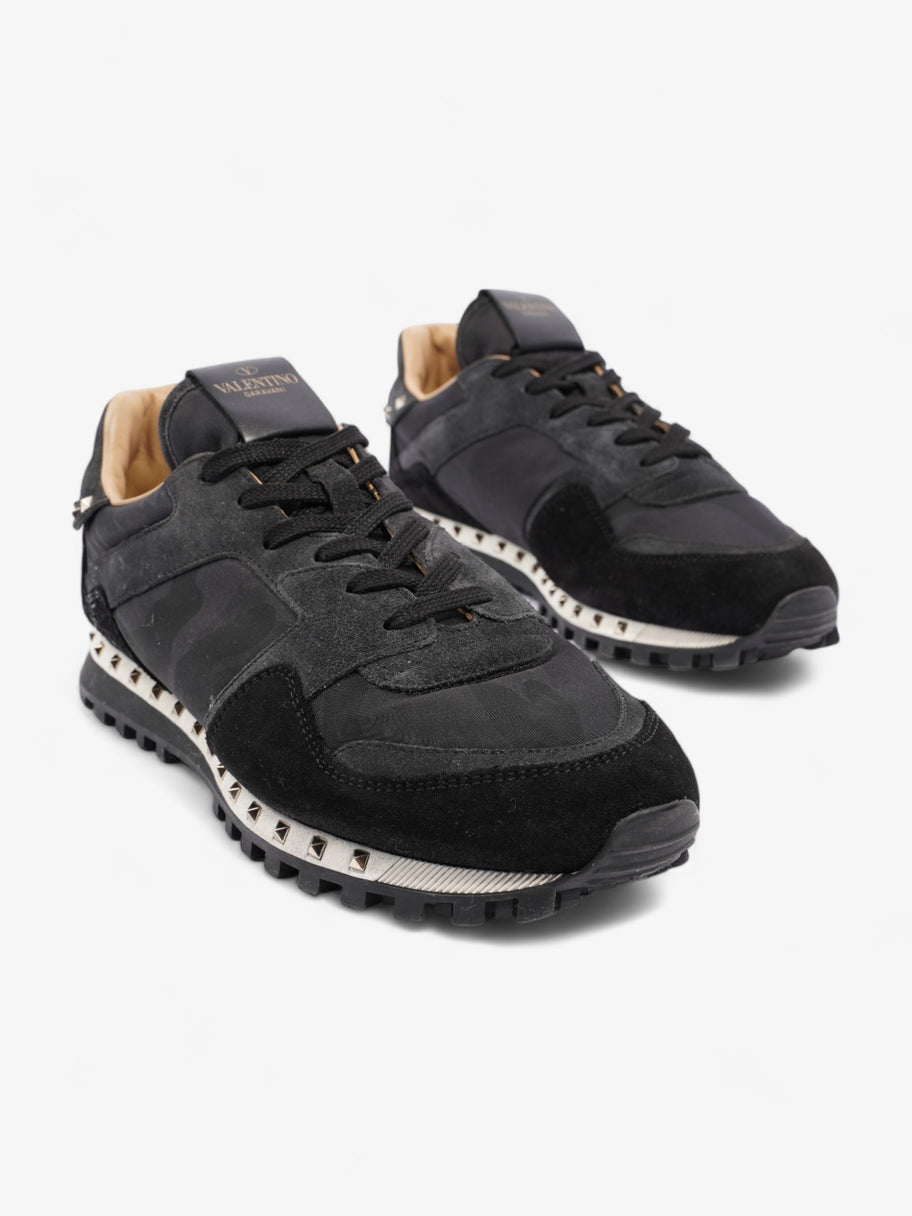 Valentino Rockstud Sneakers Black Suede EU 41 UK 7 Image 2