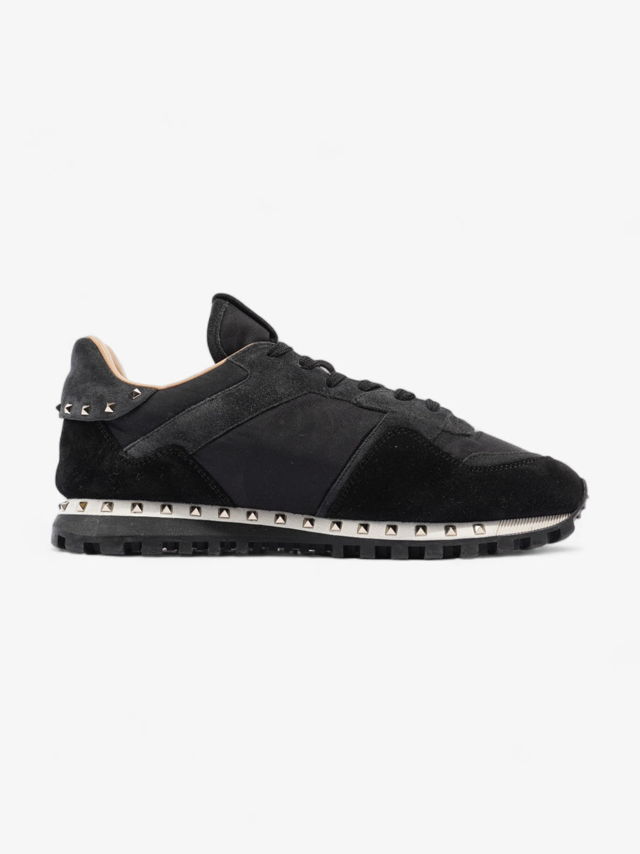 Valentino Rockstud Sneakers Black Suede EU 41 UK 7 Image 4