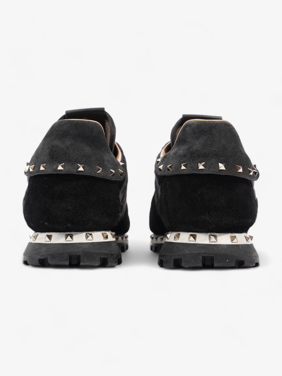 Valentino Rockstud Sneakers Black Suede EU 41 UK 7 Image 6