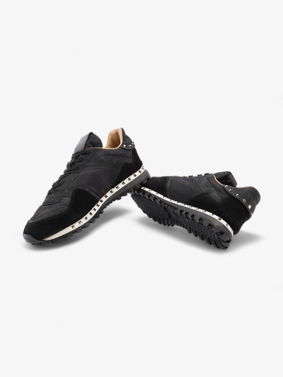 Valentino Rockstud Sneakers Black Suede EU 41 UK 7 Image 9