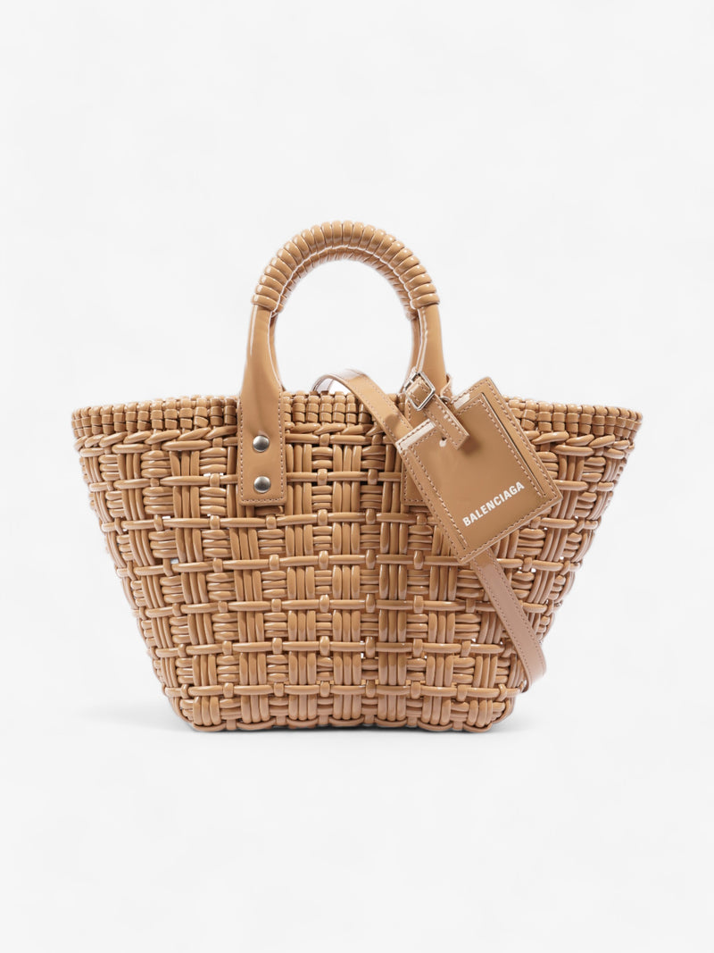  Balenciaga Bistro XS Basket Beige PVC