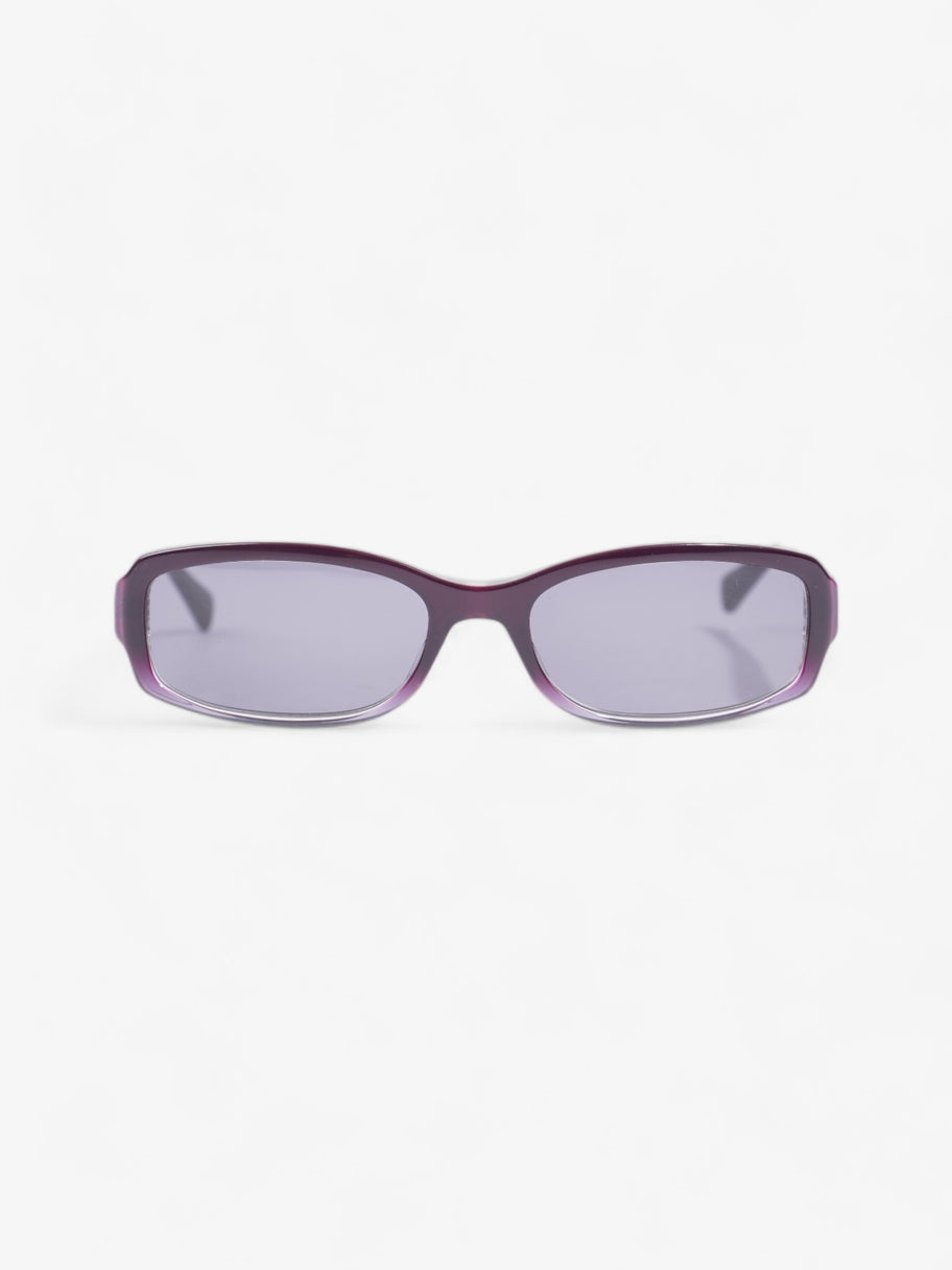 Prada Small Frame Sunglasses Black / Purple Acetate 135mm Image 1