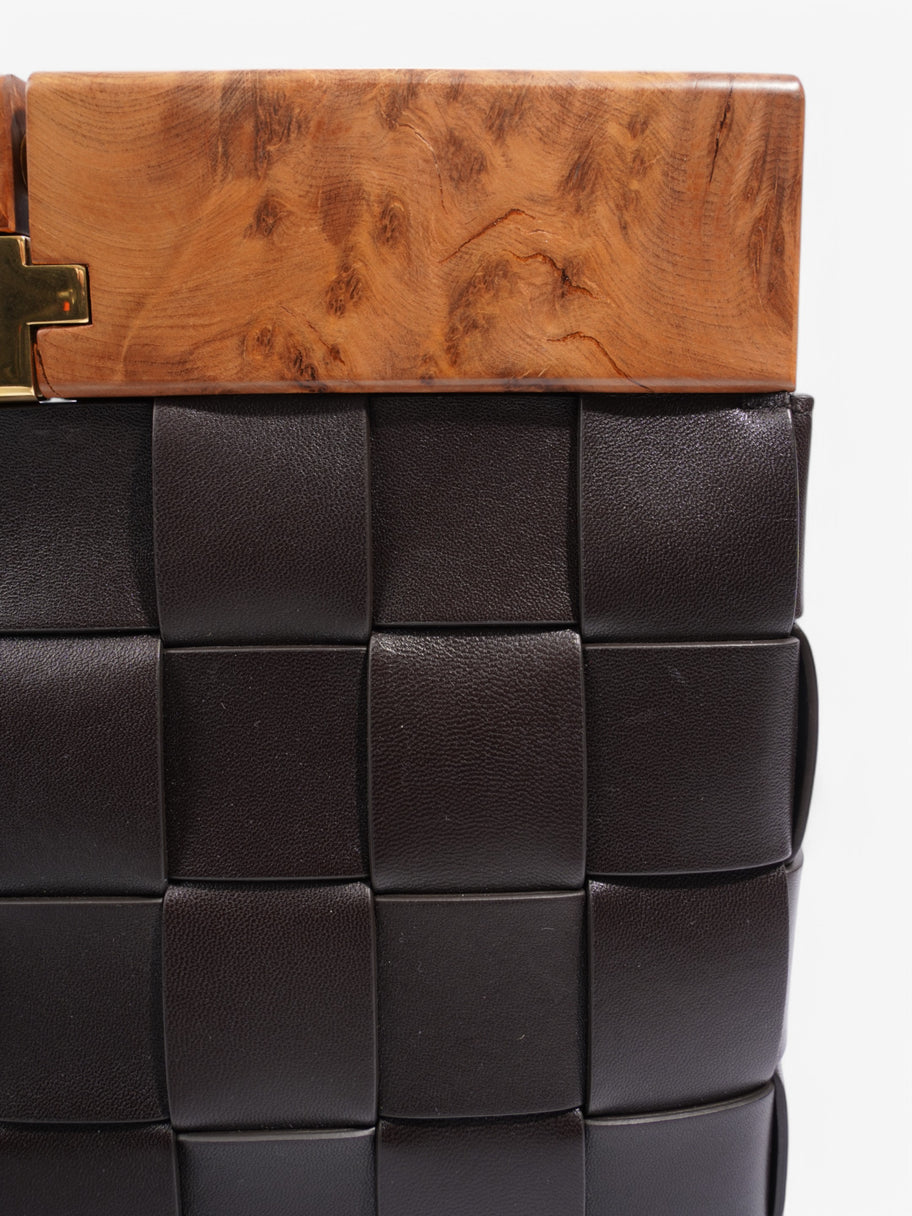 Bottega Veneta Snap Clutch Brown Leather Image 5