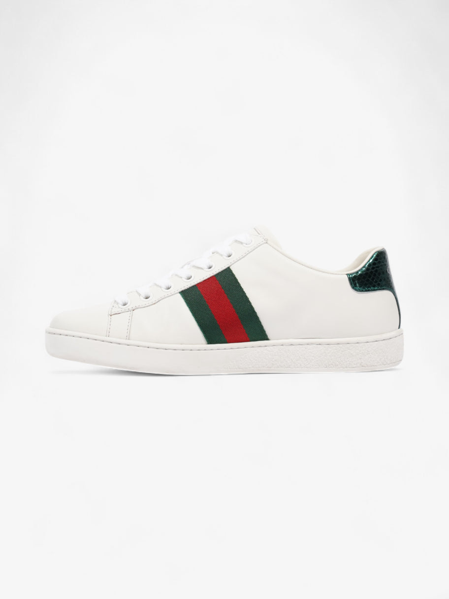 Gucci Ace Low Pin Sneakers White  / Green / Red Leather EU 36.5 UK 3.5 Image 3